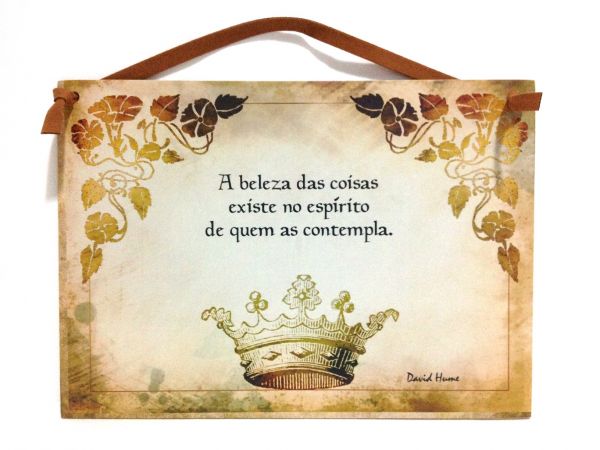 Placa Frase (Coroa)